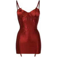 bordelle corset à brides - rouge