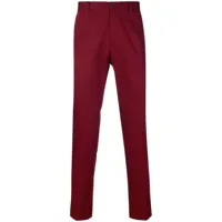 dolce & gabbana pantalon de costume ajusté - rouge