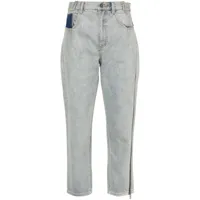 3.1 phillip lim jean à détail zippé - bleu
