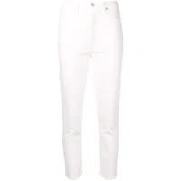 citizens of humanity jean skinny crop - blanc