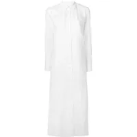 sies marjan robe-chemise longue - blanc