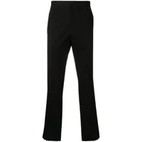 yang li pantalon droit à poches zippées - noir