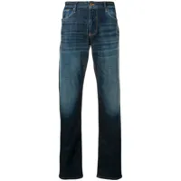 emporio armani jean droit classique - bleu