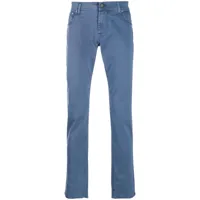 corneliani pantalon droit classique - bleu