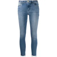 frame jean skinny à taille haute - bleu