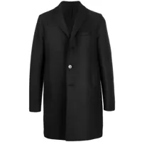harris wharf london manteau droit classique - noir