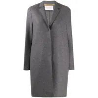 harris wharf london manteau droit ajusté - gris
