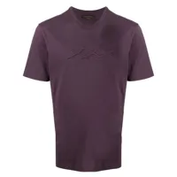 zegna t-shirt classique - violet