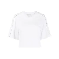 3.1 phillip lim t-shirt à détails de clous - blanc