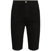 frame short en jean le vintage bermuda - noir