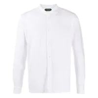zanone chemise à coupe droite - blanc