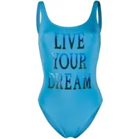alberta ferretti maillot de bain live your dreams - bleu