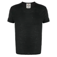 mc2 saint barth t-shirt à effet de transparence - noir