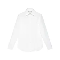 gucci chemise ajustée en popeline - blanc