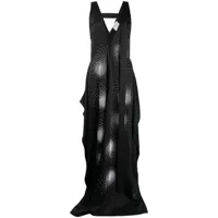 stella mccartney robe longue charlie - noir