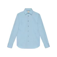 gucci chemise classique ajustée - bleu