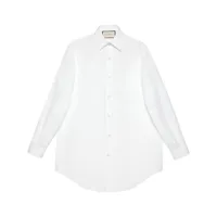 gucci chemise à design oversize - blanc