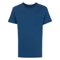 osklen t-shirt supersoft à poche poitrine - bleu