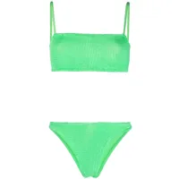 hunza g bikini gigi à effet froissé - vert