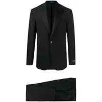 polo ralph lauren costume à coupe ajustée - noir