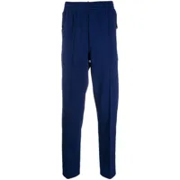 moncler grenoble pantalon de jogging à pinces - bleu