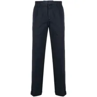 briglia 1949 pantalon droit à pinces - bleu