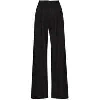 asceno pantalon rivello à coupe ample - noir