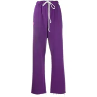 natasha zinko pantalon de jogging ample - violet