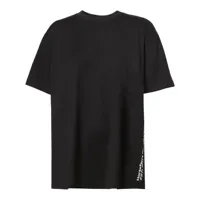 burberry t-shirt à logo imprimé - noir
