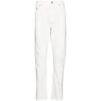 brunello cucinelli jean à coupe droite - blanc