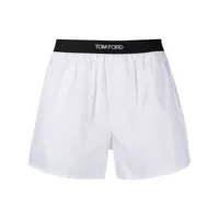tom ford boxers à taille à logo - blanc