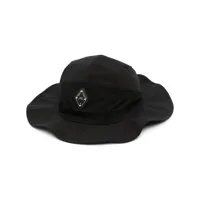 a-cold-wall* chapeau à plaque logo - noir
