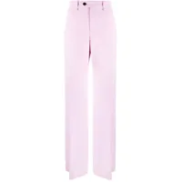 chloé pantalon de tailleur à coupe ample - rose