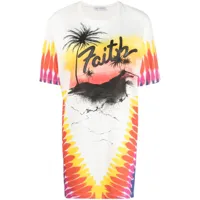 faith connexion t-shirt à logo imprimé - blanc