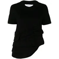 marques'almeida t-shirt à design superposé - noir