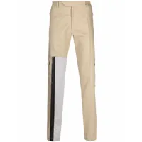a-cold-wall* x mackintosh pantalon droit à design à empiècements - tons neutres