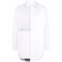 a-cold-wall* chemise longue à boutonnière - blanc