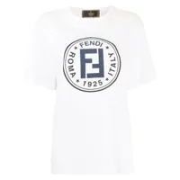 fendi pre-owned t-shirt à logo imprimé - blanc