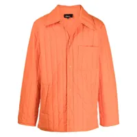 3.1 phillip lim veste matelassée à simple boutonnage - orange