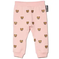 moschino kids pantalon de jogging à motif teddy bear - rose