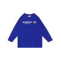burberry kids sweat à imprimé thomas bear - bleu