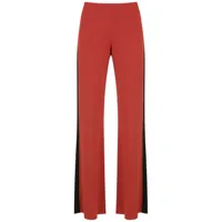 lygia & nanny pantalon à bandes latérales - rouge