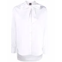 lorena antoniazzi chemise à col lavallière - blanc