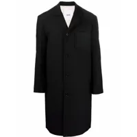 oamc manteau à simple boutonnage - noir