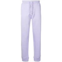 helmut lang pantalon de jogging à logo 3d - violet