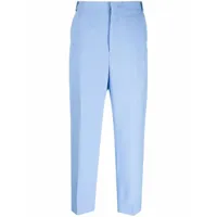 nº21 pantalon de tailleur à plis marqués - bleu