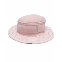 barrie chapeau à bord large - rose