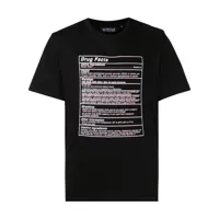 mostly heard rarely seen t-shirt en coton à imprimé graphique - noir