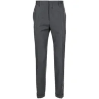 paul smith pantalon de costume à plis marqués - gris
