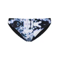 cynthia rowley bas de bikini maui à imprimé tie dye - bleu